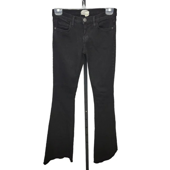 Current/Elliott The Low  Bell 1970's / Y2K Style Black Jeans - Picture 1 of 9